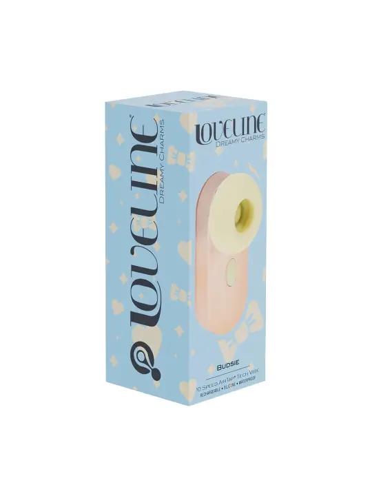 BUDSIE - EARBUD-SHAPED AIRTAP VIBRATOR - YELLOW