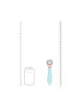 DARLING - AIRTAP WAND VIBRATOR WITH FIVE HEAD ATTACHMENTS - BLUE