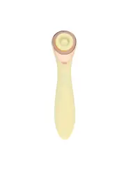 DARLING - AIRTAP WAND VIBRATOR WITH FIVE HEAD ATTACHMENTS - YELLOW