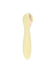 DARLING - AIRTAP WAND VIBRATOR WITH FIVE HEAD ATTACHMENTS - YELLOW