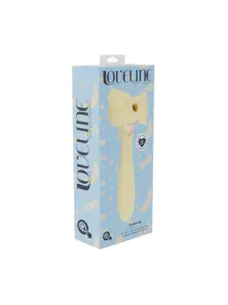 DARLING - AIRTAP WAND VIBRATOR WITH FIVE HEAD ATTACHMENTS - YELLOW