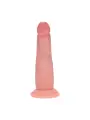 DUAL DENSITY SILICONE REALISTIC SLIDING SKIN DILDO - 6 / 15,5 CM - FLESH