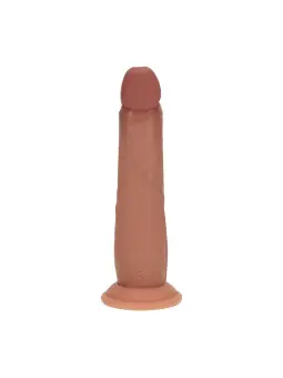 DUAL DENSITY SILICONE REALISTIC SLIDING SKIN DILDO - 8 / 20,5 CM - TAN