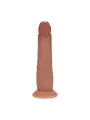 DUAL DENSITY SILICONE REALISTIC SLIDING SKIN DILDO - 8 / 20,5 CM - TAN