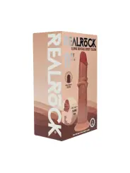 DUAL DENSITY SILICONE REALISTIC SLIDING SKIN DILDO - 8 / 20,5 CM - TAN
