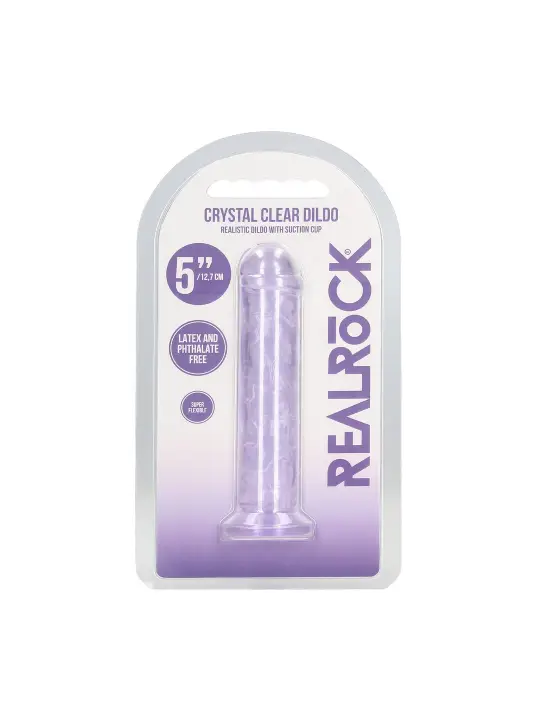 REALISTIC DILDO - 5 / 12,7 CM - PURPLE