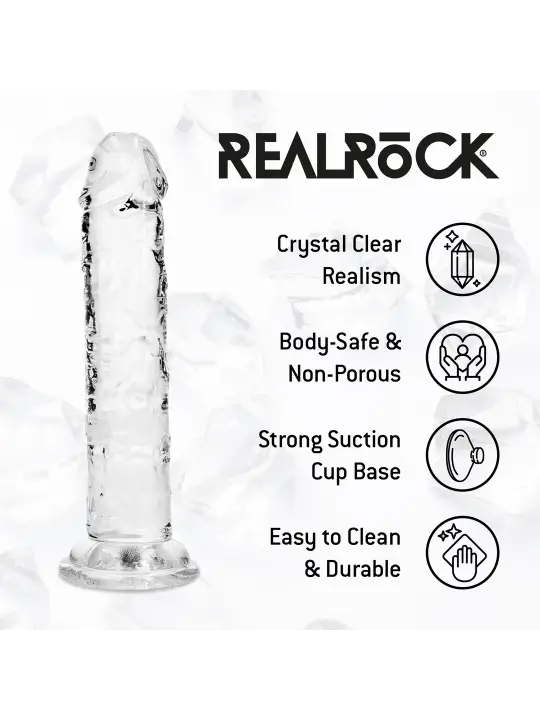 REALISTIC DILDO - 5 / 12,7 CM - TRANSPARENT