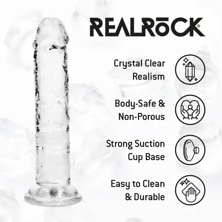 REALISTIC DILDO - 5 / 12,7 CM - TRANSPARENT