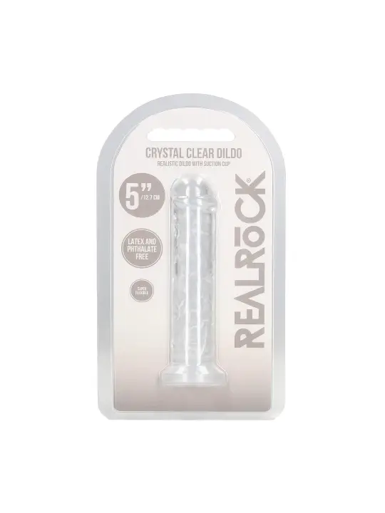 REALISTIC DILDO - 5 / 12,7 CM - TRANSPARENT