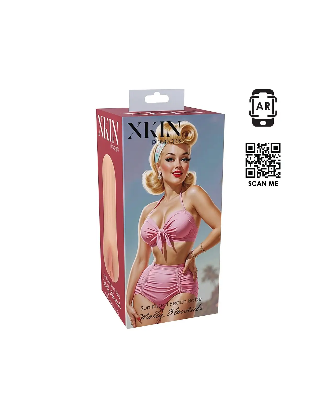PINUP DOLLS - SUN KISSED BEACH BABE MOLLY BLOWTIDE - TPE SMALL MASTURBATOR - 127G - FLESH