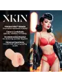 PINUP DOLLS - GREASER GIRL MISTY MUFFBURNER - TPE MEDIUM MASTURBATOR - 204G - FLESH