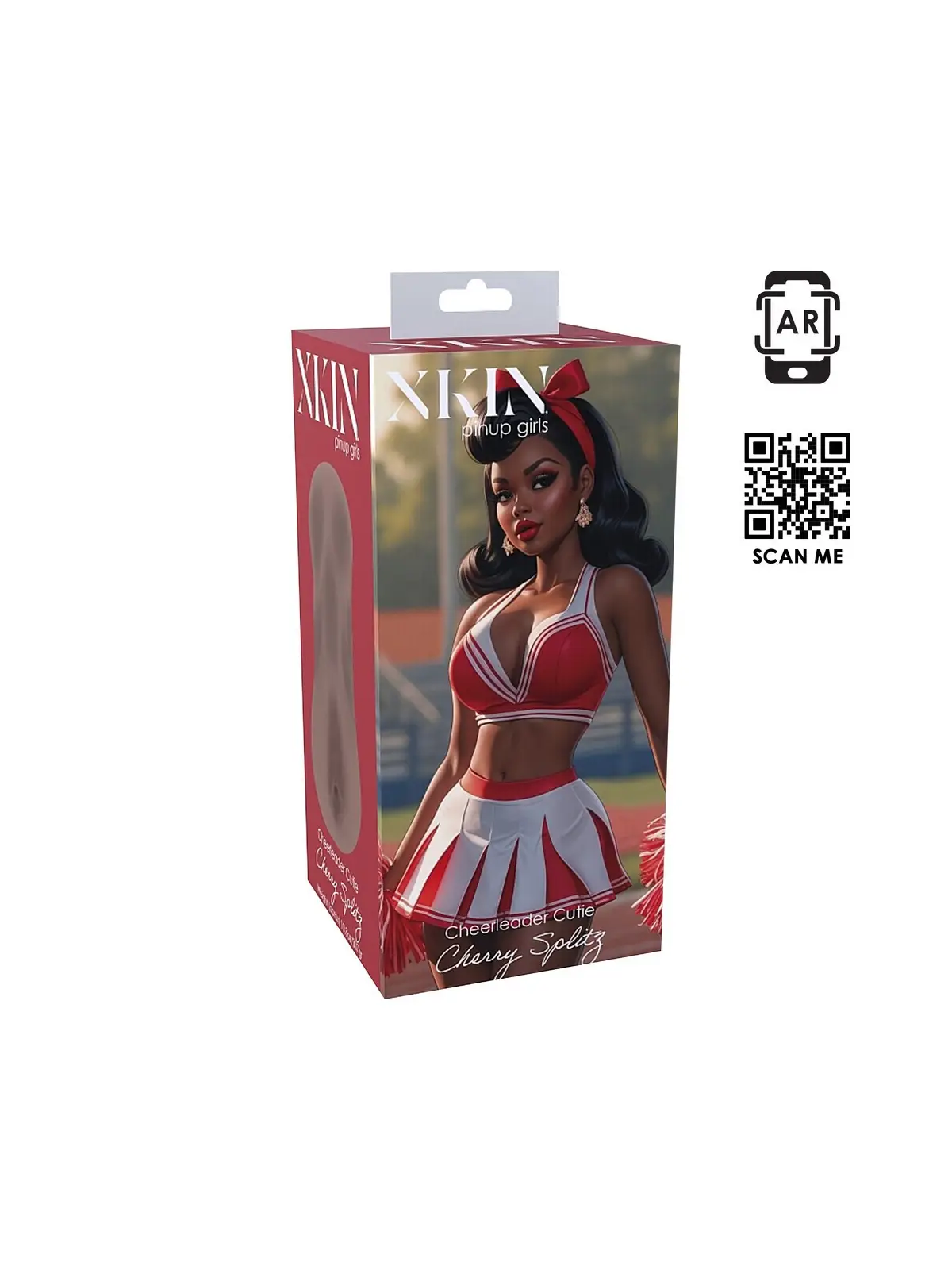 PINUP DOLLS - CHEERLEADER CUTIE CHERRY SPLITZ - TPE LARGE MASTURBATOR - 321G - BROWN