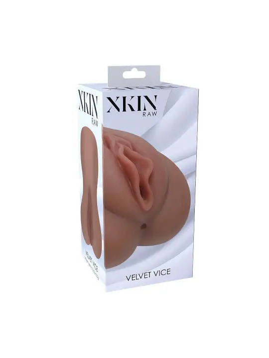 RAW - VELVET VICE - TPE LARGE MASTURBATOR - 335G - BROWN