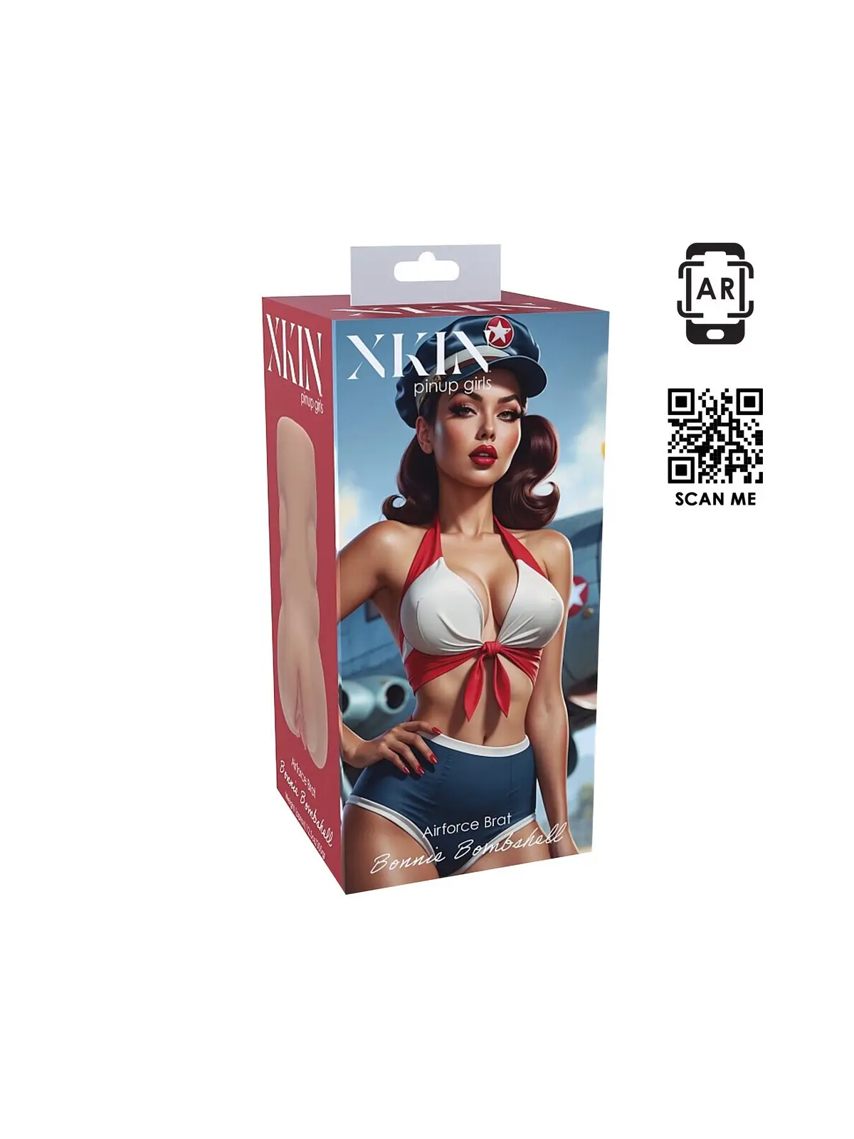 PINUP DOLLS - AIRFORCE BRAT BONNIE BOMBSHELL - TPE LARGE MASTURBATOR - 355G - TAN