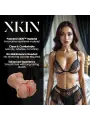 SECRET AFFAIRS - AMBERED ENCHANTRESS AMARA - TPE LARGE MASTURBATOR - 378G - TAN