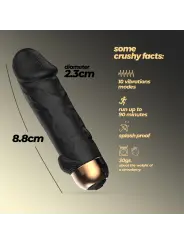 MINI VIBRADOR BALA REALISTA WEENIE PRETO CRUSHIOUS