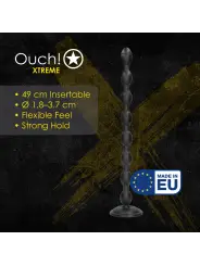PLUG ANAL CHAIN REACTION 49 CM PRETO OUCH!