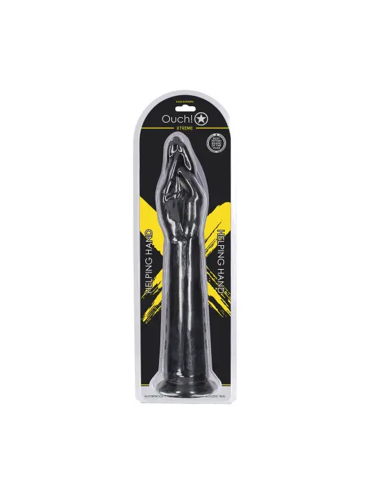 DILDO EM FORMATO DE ANTEBRAÇO HELPING HAND 38 CM PRETO OUCH!