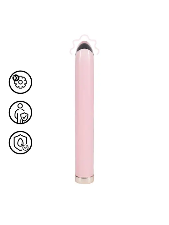 VIBRADOR GLASS ROSA LOVELINE 
