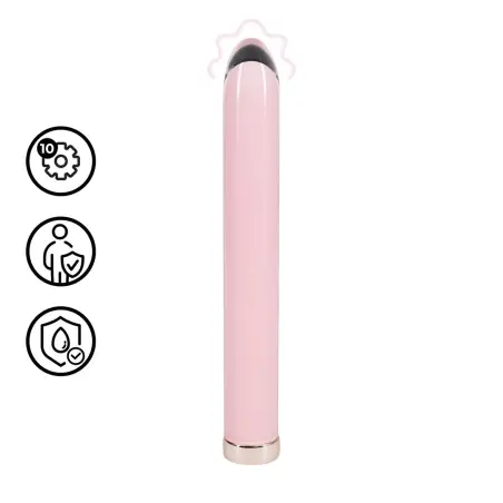 VIBRADOR GLASS ROSA LOVELINE 