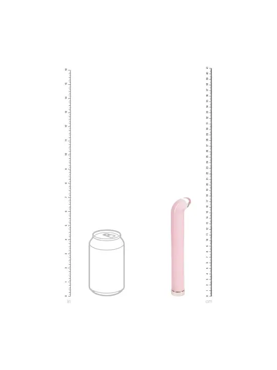 VIBRADOR GLASS G-SPOT ROSA LOVELINE