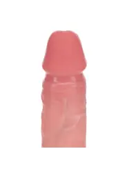 VIBRADOR DUAL DENSITY SILICONE REALISTIC THRUSTING 7 /17.8 CM FLESH REALROCK