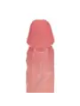VIBRADOR DUAL DENSITY SILICONE REALISTIC THRUSTING 7 /17.8 CM FLESH REALROCK