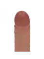 VIBRADOR REALÍSTICO DUAL DENSITY SILICONE CURVED 6 /15.5 CM TAN REALROCK