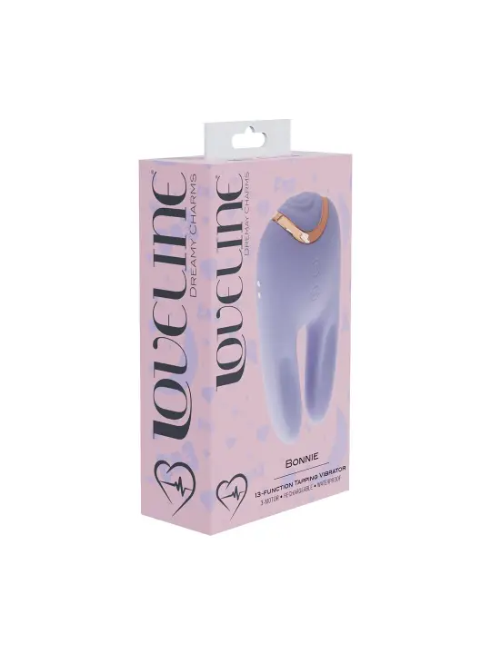 ESTIMULADOR BONNIE DOUBLE-ENDED TAPPING LAVENDER LOVELINE 