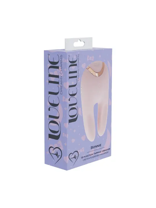 ESTIMULADOR BONNIE DOUBLE-ENDED TAPPING ROSA LOVELINE 