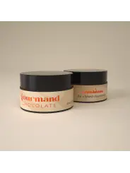 VELA DE MASSAGEM GOURMAND COM FEROMONAS E AROMA A CHOCOLATE 20ML CRUSHIOUS