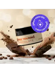 VELA DE MASSAGEM GOURMAND COM FEROMONAS E AROMA A CHOCOLATE 20ML CRUSHIOUS