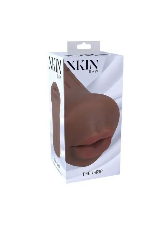 MASTURBADOR RAW THE GRIP TPE SMALL 137G BROWN XKIN