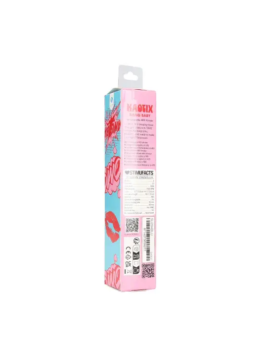 VIBRADOR RECARREGÁVEL KAOTIX BANG BABY AZUL S-LINE 