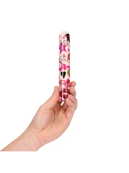 VIBRADOR RECARREGÁVEL KAOTIX Y2K PRINCESS POWDER PINK S-LINE