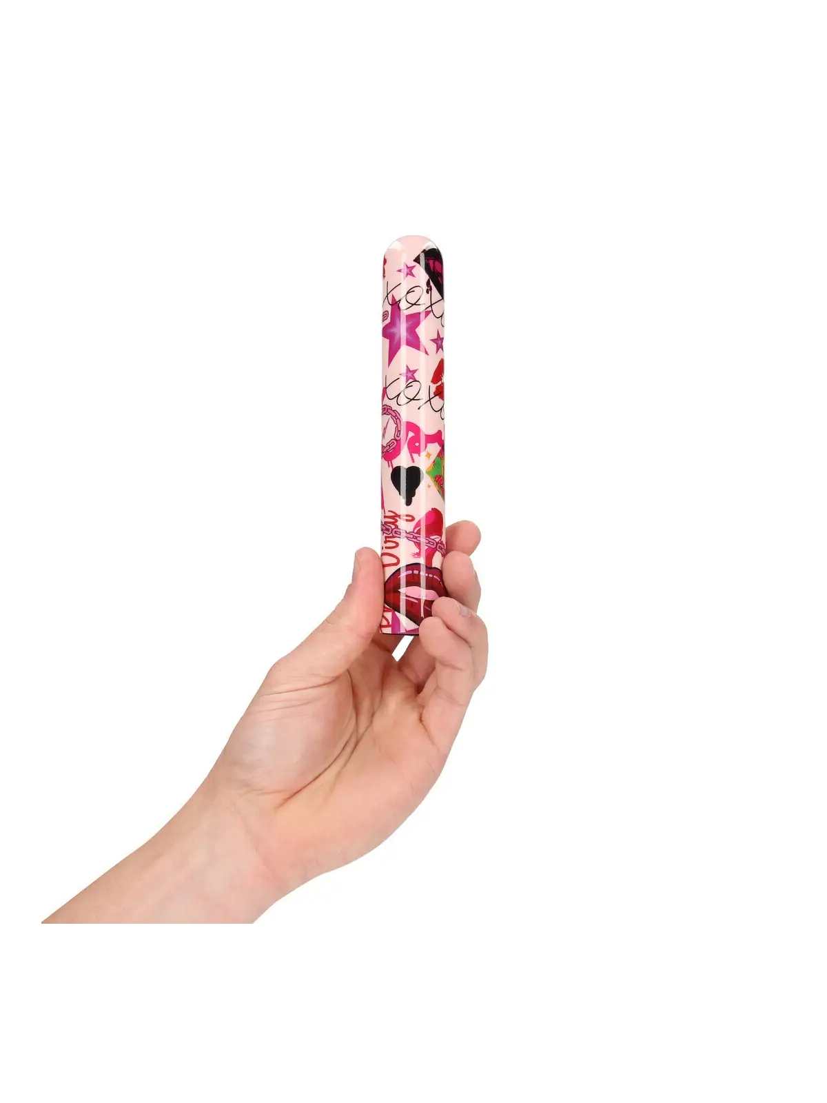 VIBRADOR RECARREGÁVEL KAOTIX Y2K PRINCESS POWDER PINK S-LINE