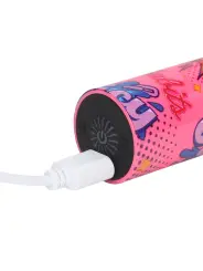 VIBRADOR RECARREGÁVEL KAOTIX POP ART ROSA S-LINE