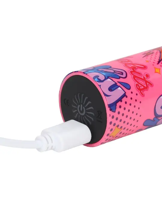 VIBRADOR RECARREGÁVEL KAOTIX POP ART ROSA S-LINE