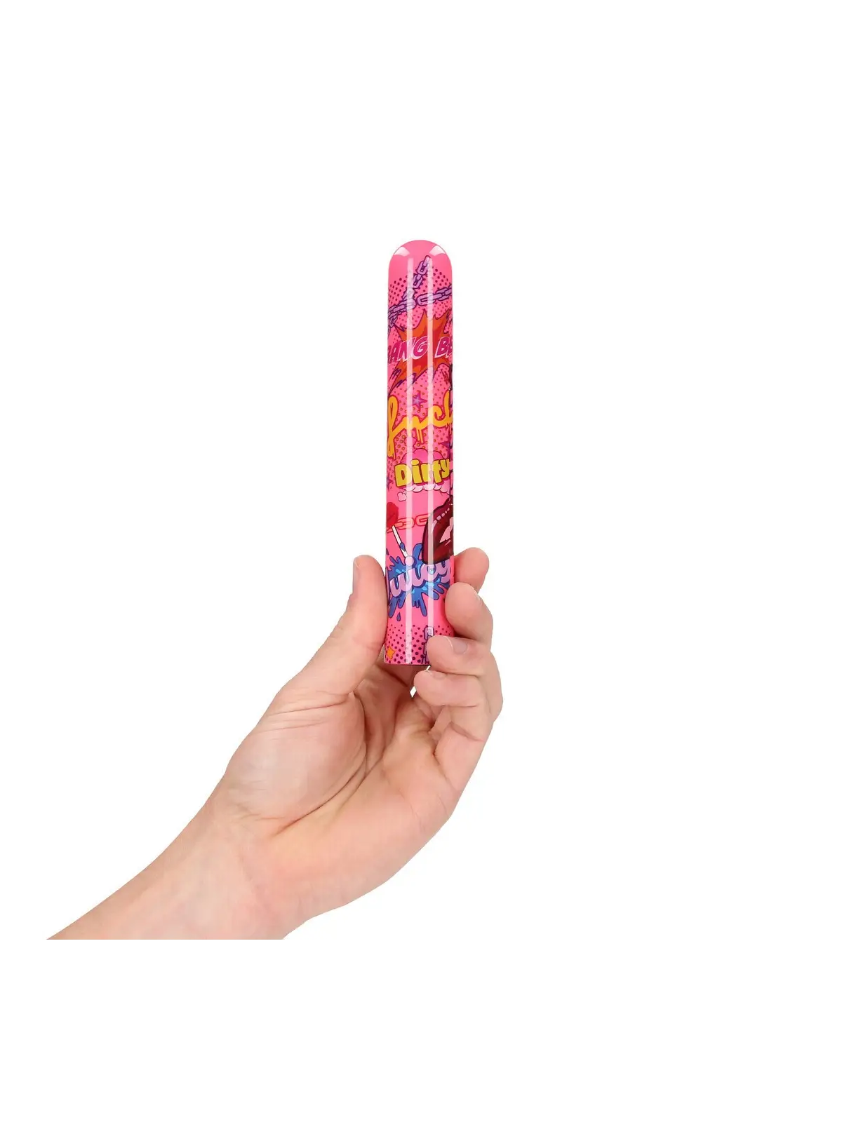 VIBRADOR RECARREGÁVEL KAOTIX POP ART ROSA S-LINE