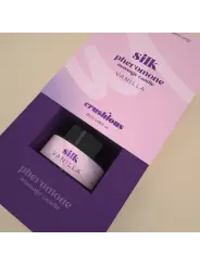 VELA DE MASSAGEM SILK COM FEROMONAS E AROMA A BAUNILHA 20ML CRUSHIOUS