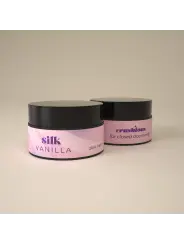VELA DE MASSAGEM SILK COM FEROMONAS E AROMA A BAUNILHA 20ML CRUSHIOUS