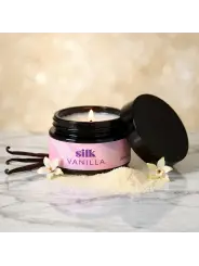VELA DE MASSAGEM SILK COM FEROMONAS E AROMA A BAUNILHA 20ML CRUSHIOUS