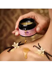 VELA DE MASSAGEM SILK COM FEROMONAS E AROMA A BAUNILHA 20ML CRUSHIOUS