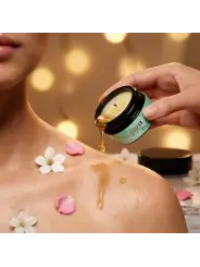 VELA DE MASSAGEM EDEN COM FEROMONAS E AROMA FLORAL 20ML CRUSHIOUS