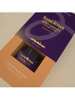 VELA DE MASSAGEM LUSCIOUS COM FEROMONAS E AROMA SENSUAL 20ML CRUSHIOUS