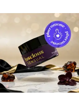 VELA DE MASSAGEM LUSCIOUS COM FEROMONAS E AROMA SENSUAL 20ML CRUSHIOUS