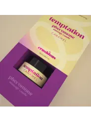 VELA DE MASSAGEM TEMPTATION COM FEROMONAS E AROMA DE CARAMELO 20ML CRUSHIOUS