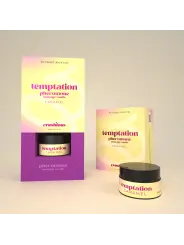 VELA DE MASSAGEM TEMPTATION COM FEROMONAS E AROMA DE CARAMELO 20ML CRUSHIOUS