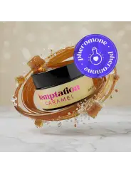 VELA DE MASSAGEM TEMPTATION COM FEROMONAS E AROMA DE CARAMELO 20ML CRUSHIOUS