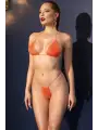 BIQUÍNI DE STRASS CR-4898 LARANJA CHILIROSE